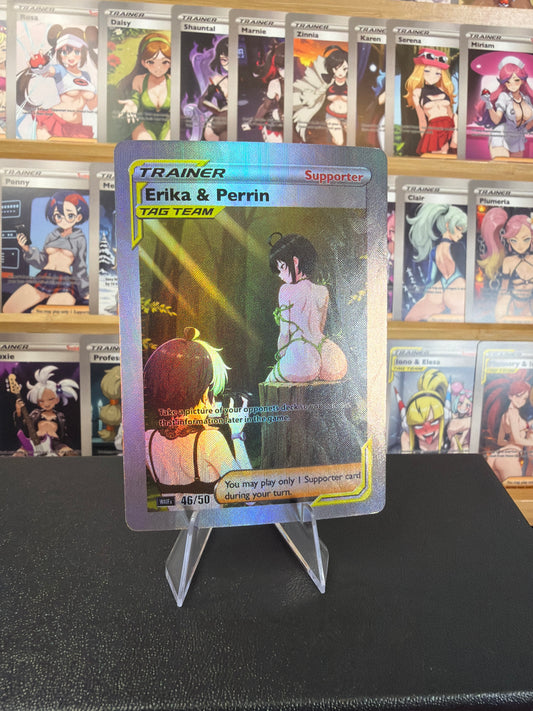 Waifx Single Card - Erika & Perrin Tag Team (HOLO)