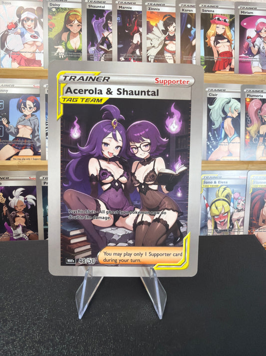 Waifx Single Card - Acerola & Shauntal Tag Team
