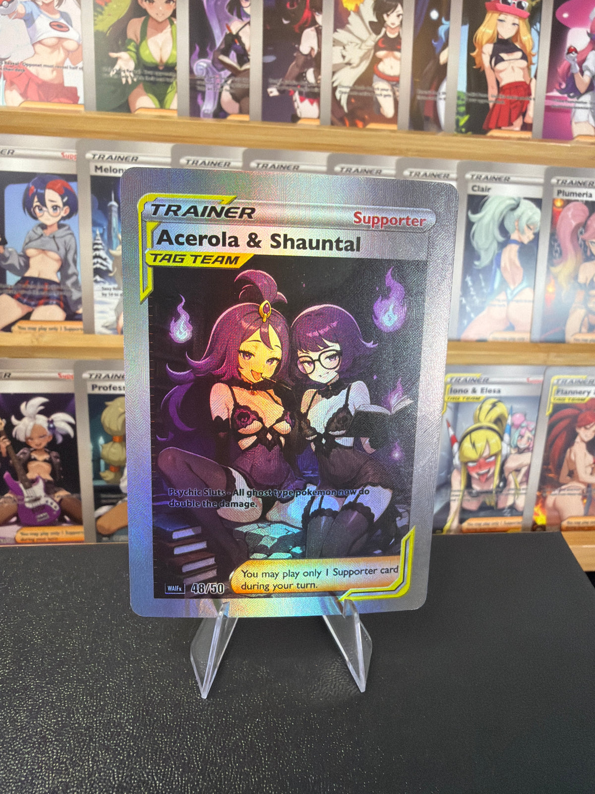 Waifx Single Card - Acerola & Shauntal Tag Team (HOLO)