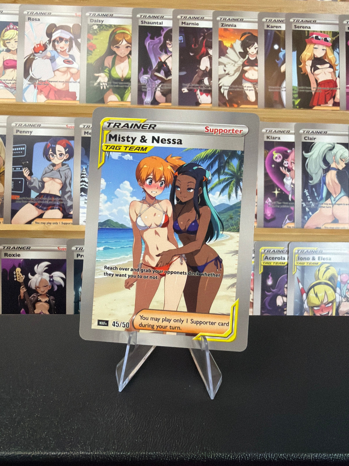 Waifx Single Card (BASE) - Misty & Nessa Tag Team